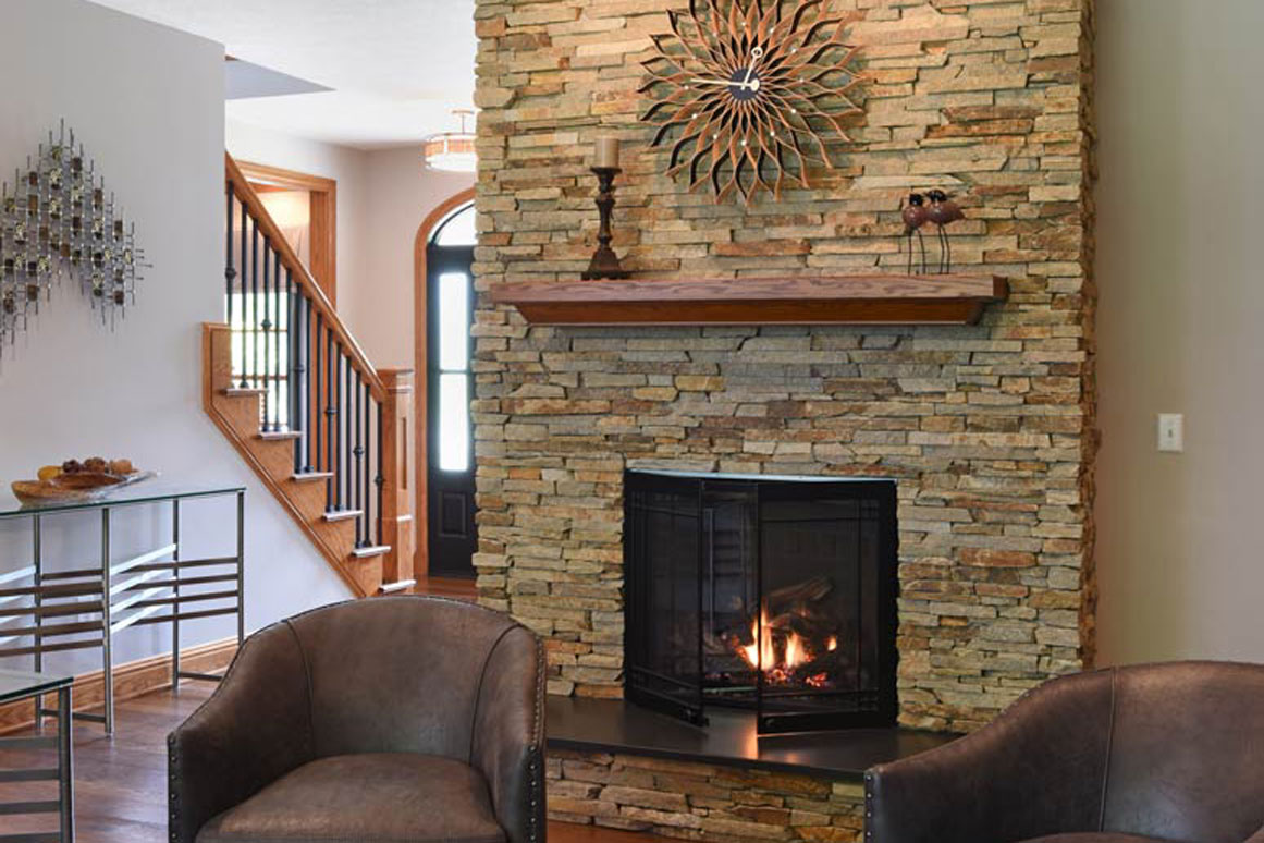 Westerville Fireplace Makeover